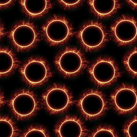 Solar eclipse pattern
