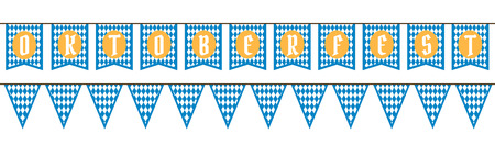 bunting for Oktoberfestのイラスト素材