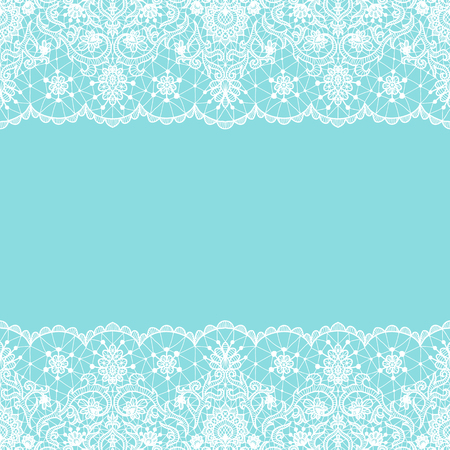 Seamless white laceのイラスト素材