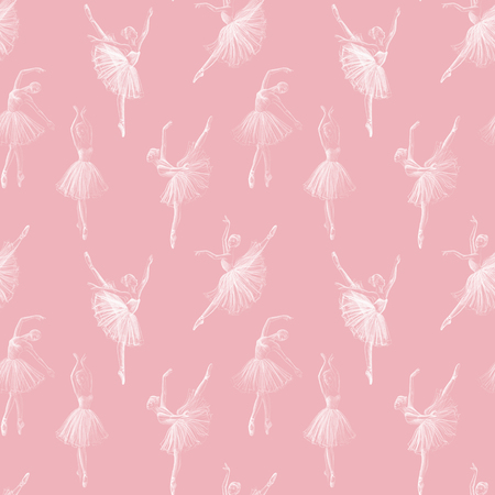 Seamless ballerinaの写真素材