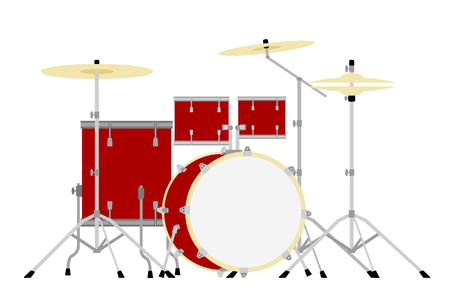 drum kitのイラスト素材