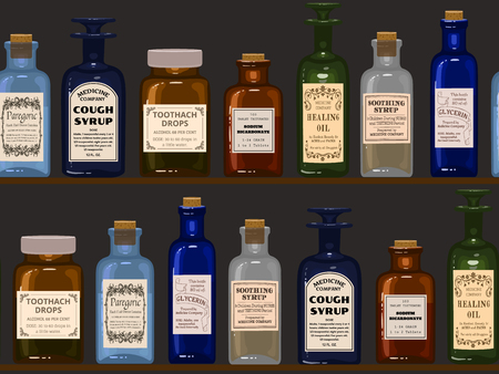 Old apothecaryのイラスト素材