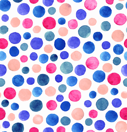 watercolor dotsの写真素材