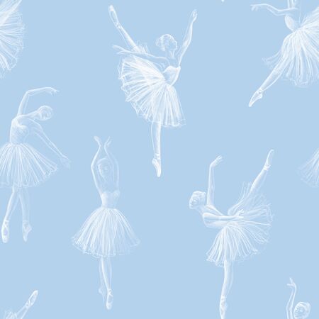 Seamless ballerinaの写真素材