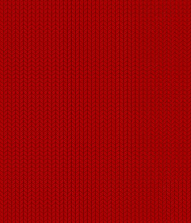knitted red patternのイラスト素材