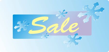Winter saleの写真素材