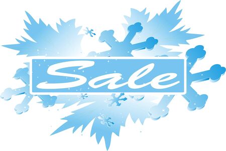 Winter saleの写真素材