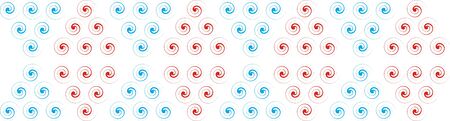 Red and blue abstract patternの写真素材