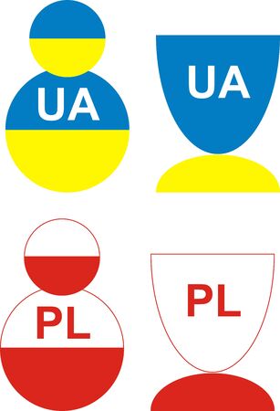 Attributes for the championship in football, Ukraine and Polandの写真素材