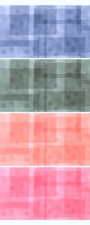 Abstract background of dark green, pink, orange, blueの写真素材