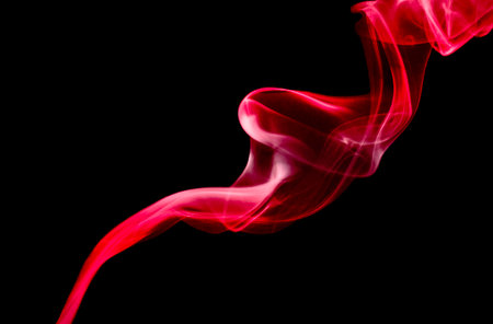 Fire design art smoke color air formの写真素材