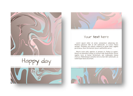 Marble stone texture. Marbling ink. Art deco pattern. Hipster fashion. Graphic vector. Set for cover, flyers, leaflets, promotional offers, banners, brochures, booklets.のイラスト素材
