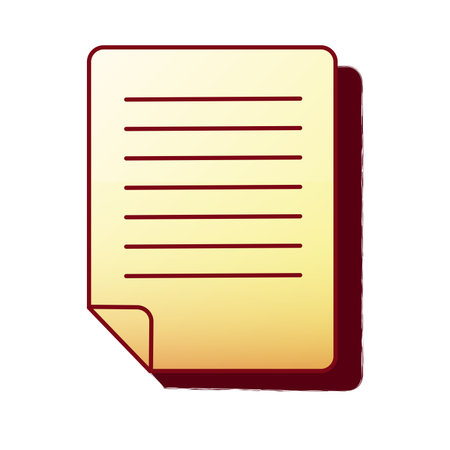Document icon. Retro PC user interface aestetic.のイラスト素材