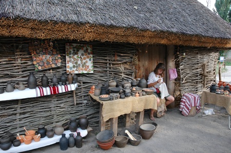 Life of raditional ukrainian village.のeditorial素材