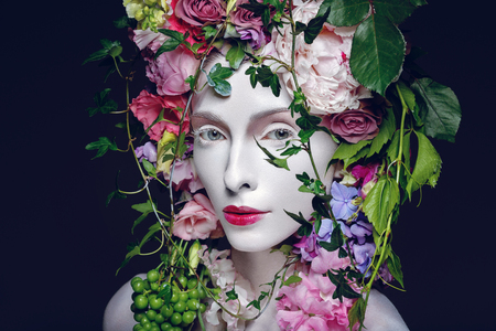 Beautiful flower queenの写真素材
