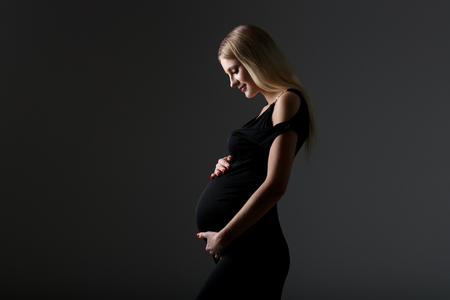 Beautiful pregnant womanの写真素材