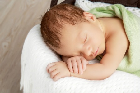 cute newborn babyの写真素材