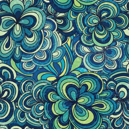 Seamless abstract hand-drawn patternのイラスト素材