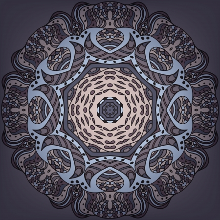 Elegant background with lace ornament  Abstract elements, ornate background  Vector illustration のイラスト素材