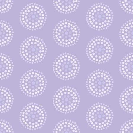 Seamless vector pattern with concentric circles made from spotsのイラスト素材
