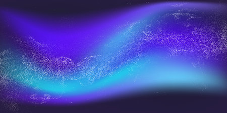 Blurred cool noisy gradient background with gritty texture. Fluid grain gradation gradient texture for wall art. Vector illustration of modern wallpaper with speckle effectのイラスト素材