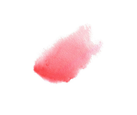 Stains and strokes in watercolor. Multicolored elements for the designの写真素材