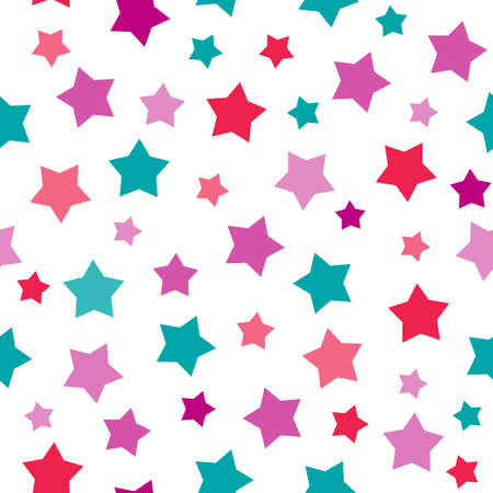 Seamless stars patternのイラスト素材