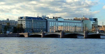 The modern architecture of St  Petersburgのeditorial素材