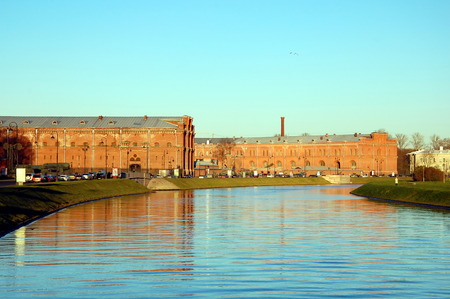 Crownwork of the Peter and Paul Fortress in St  Petersburgのeditorial素材