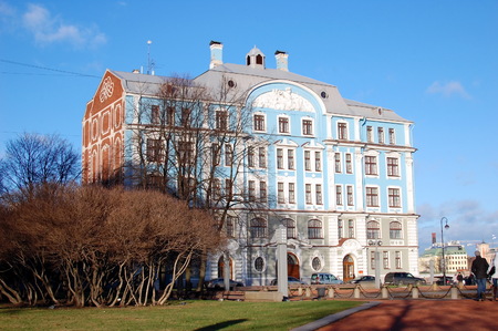 The Nakhimov Naval School in Saint-Petersburgのeditorial素材