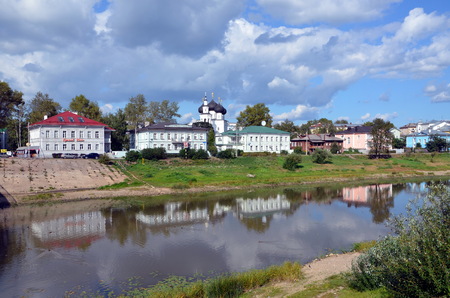 Vologda, cityscape. Vologda is a city and the administrative, cultural, and scientific center of Vologda region, Russiaのeditorial素材