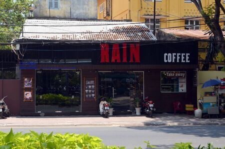 Coffehouse Coffee Rain in Ho Chi Minh City, Vietnamのeditorial素材