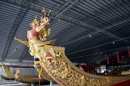 Museum of the Royal barges in Bangkok Thailandのeditorial素材