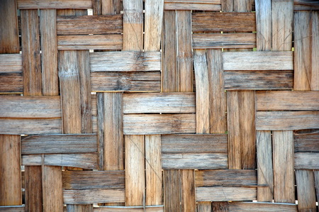 Bamboo weave background close up