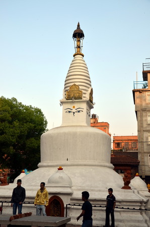 Small buddhist stupa in Patan (Lalitpur), Nepalのeditorial素材