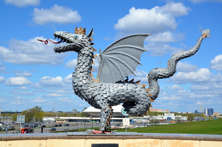 Dragon Zilant is the official symbol of Kazanのeditorial素材
