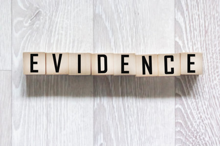 The concept of business and finance. There are wooden blocks on the table.の写真素材