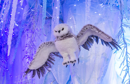 New Year's decorations in the shopping center.の写真素材