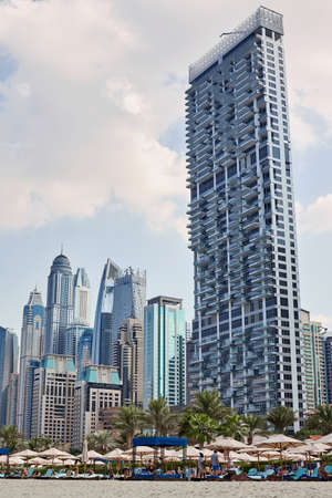 Dubai, UAE, November 2019 View of the Marina Dubai skyscrapersのeditorial素材