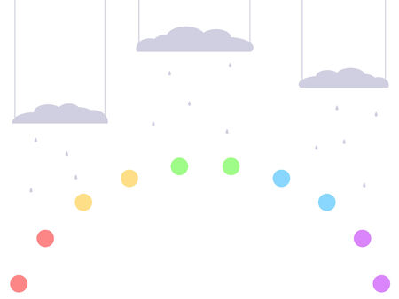 Rainbowのイラスト素材