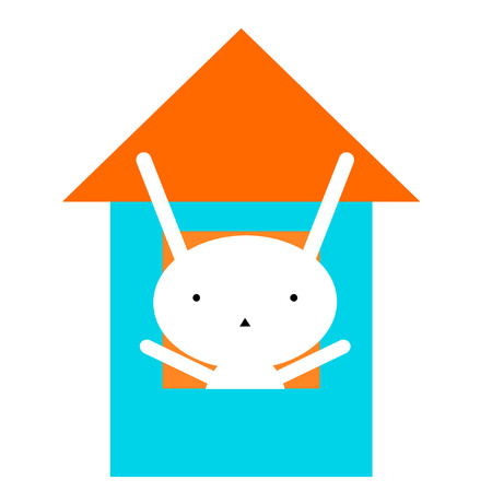 Bunnie's houseのイラスト素材