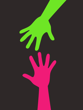 Helping handのイラスト素材