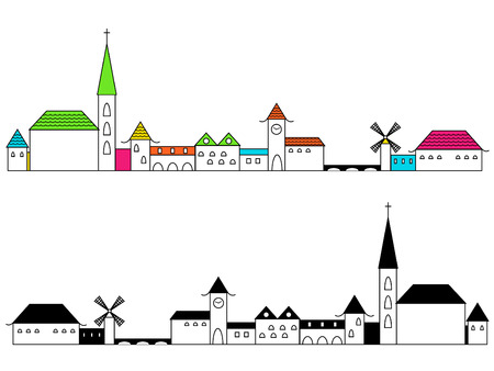 Cityのイラスト素材