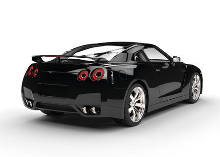 Cool fast car taillightsの写真素材