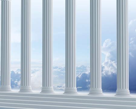 The entrance to the small intestine.の写真素材