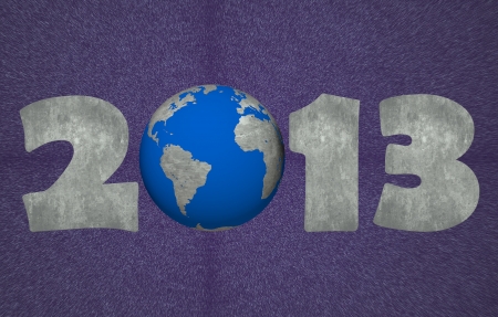 2013 a year of great changes in the Worldの写真素材