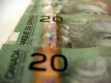 canadian dollarsの写真素材
