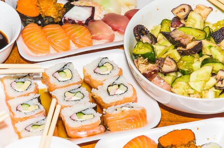 Traditional Japanese foodの写真素材