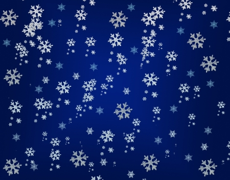 Seamless winter background with snowflakesの写真素材