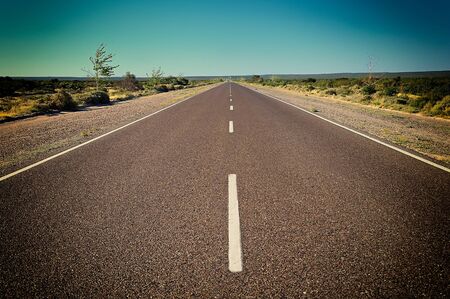 asphalt road in Rio Negro Argentina